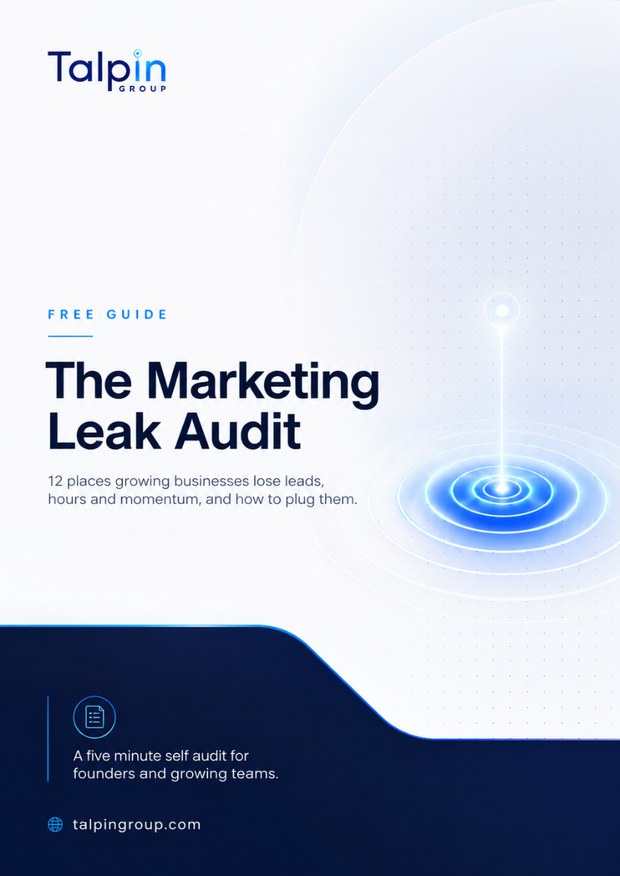 The Marketing Leak Audit guide cover